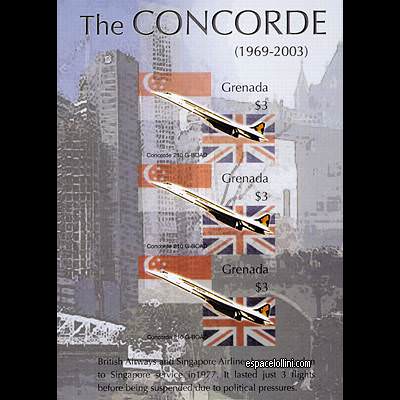 le timbre concorde GRA  36/38 CA 
