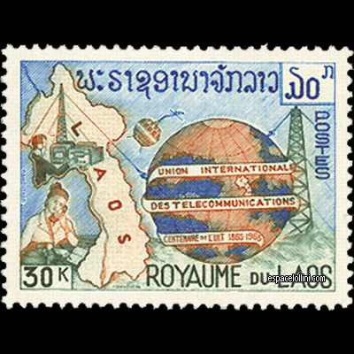 the stamp 800  LAO 1