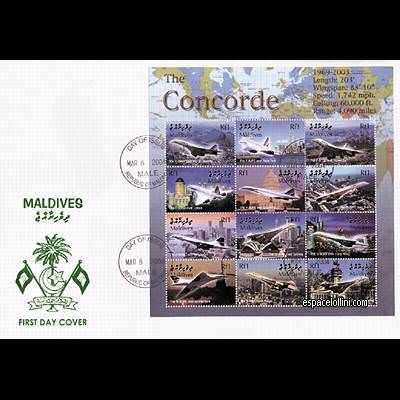 le timbre concorde MLD 6/17 F