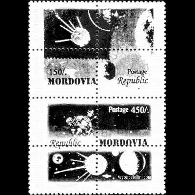 le timbre 10000 MOR 1/3 G overprint
