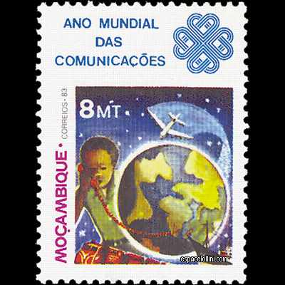the stamp 7519  MOZ 1