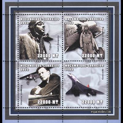 the stamp concorde MOZ 19/22 C