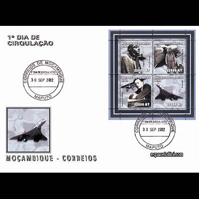 the stamp concorde MOZ 19/22 F