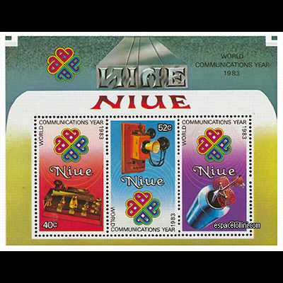 le timbre 7580  NIU 1/3 C