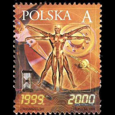 the stamp 10100 POL 1