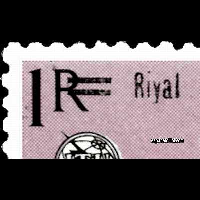 le timbre 800 RAS 10 overprint