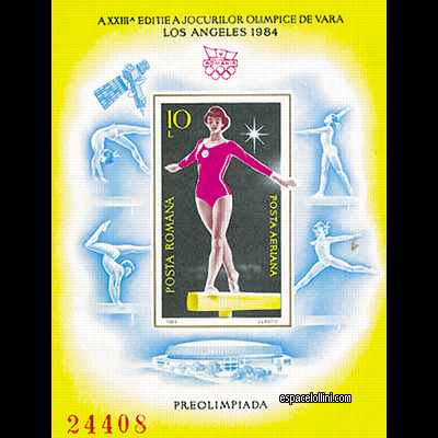 le timbre 7980  ROU 1 BA