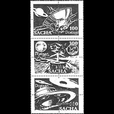 le timbre 10000 SAK 5/9 G overprint