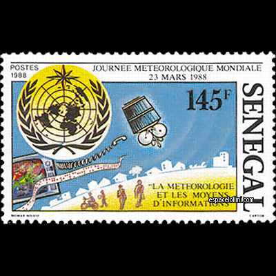 le timbre 8783  SEN 1