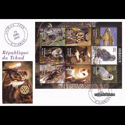 le timbre 10350 TCH 1/9 F