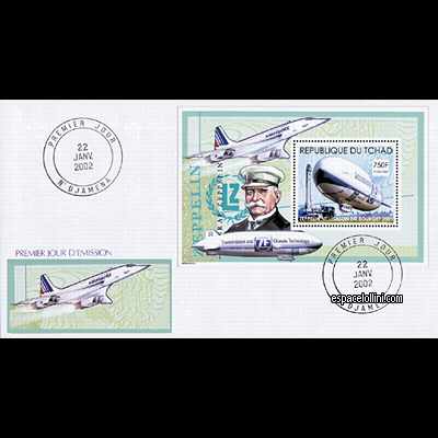 le timbre Concorde  TCH 59 F