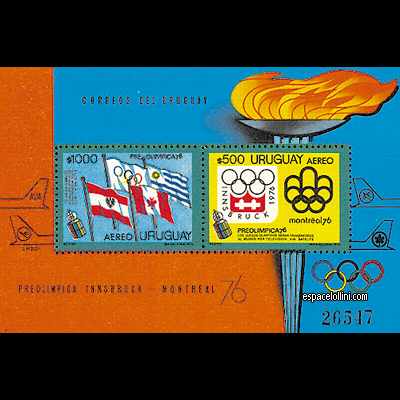 le timbre 6240  URU 5/6 C