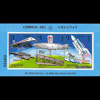 le timbre 6970 URU 1/3 C