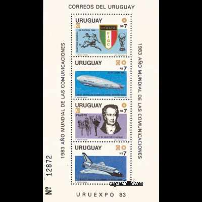 the stamp 7325 URU 4 C