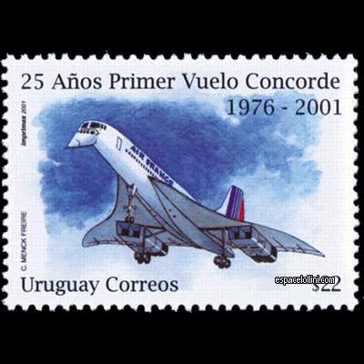 le timbre concorde URU 1