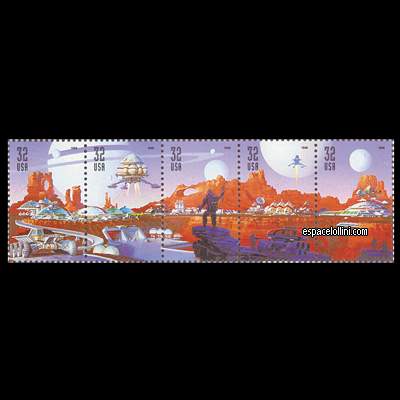 le timbre 9900  USA 2/6