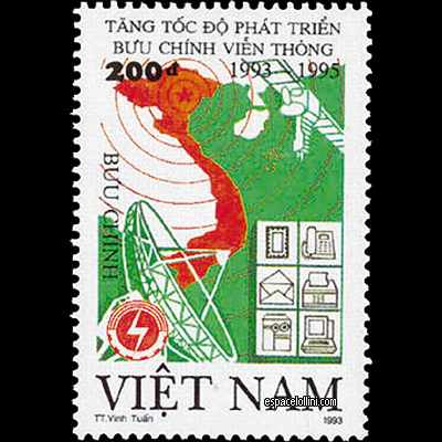 the stamp 9100 VIE 1