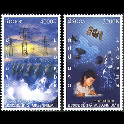 the stamp etoile LAO 1/2
