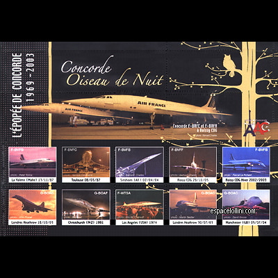 the stamp concorde FRA 36 GA