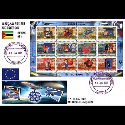 the stamp 10388 MOZ 1/12 F