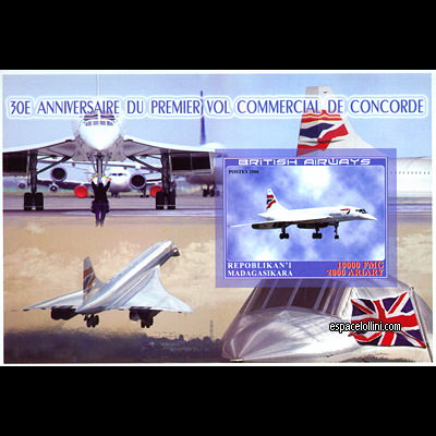 le timbre concorde MAD 67 BA