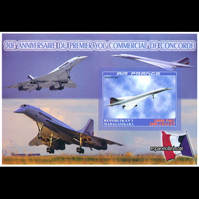 le timbre concorde MAD 66 BA