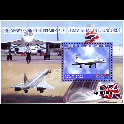 le timbre concorde MAD 67 B