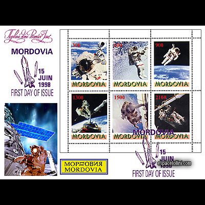 the stamp 9975 MOR 1/6 F