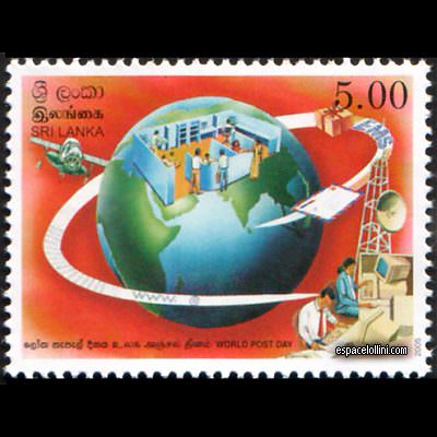 the stamp 10390 SRI 1