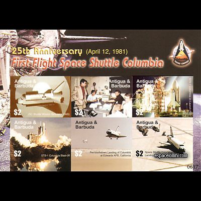 the stamp 10396 ANG 1/6 CA