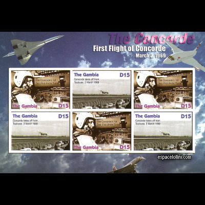 the stamp concorde GAM 39/40 GA