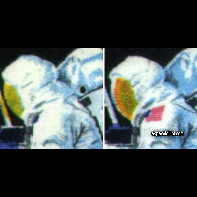 le timbre 4500 USA 2 Var.