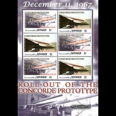 le timbre concorde DOM 7/8 G