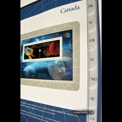 le timbre pole CAN 17/18 H - Canada page