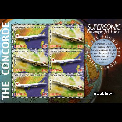 le timbre concorde LIB 17/18 G