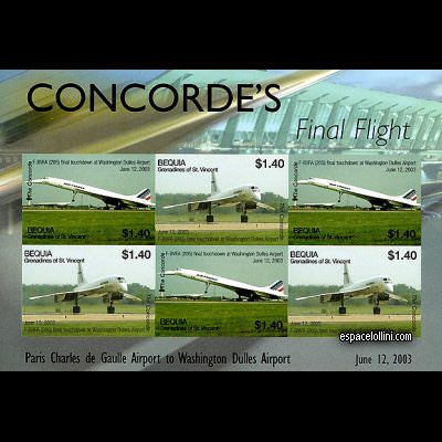 the stamp concorde SGB 1/2 GA