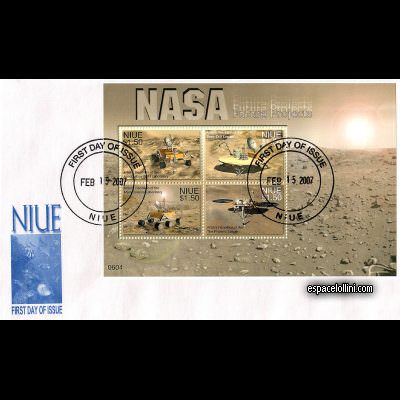 the stamp 10391 NIU 1/4 F