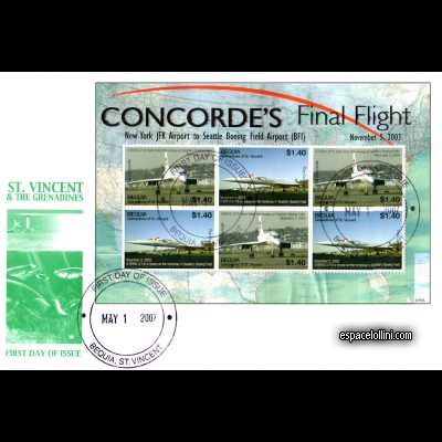 le timbre concorde SGB 3/4 F