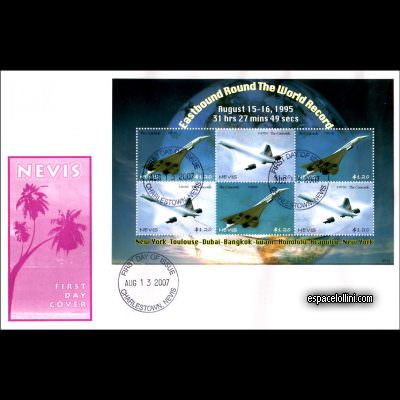 le timbre concorde NEV 2/3 F