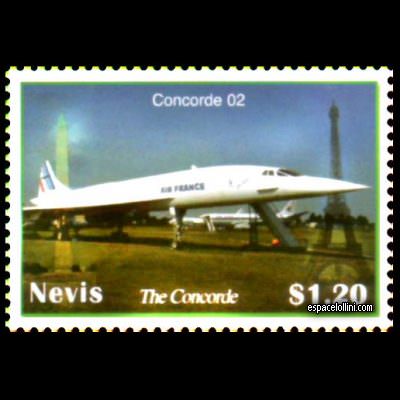 le timbre concorde NEV 4