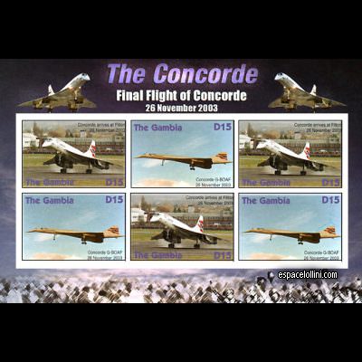 the stamp concorde GAM 42/43 GA