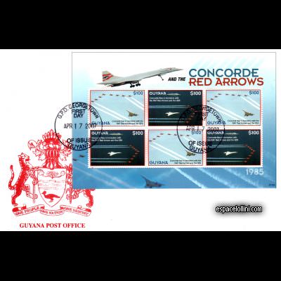 le timbre concorde GUY 23/24 F