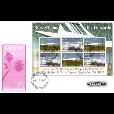 le timbre concorde NEV 4/5 F