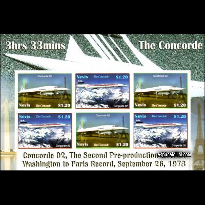 le timbre concorde NEV 4/5 GA