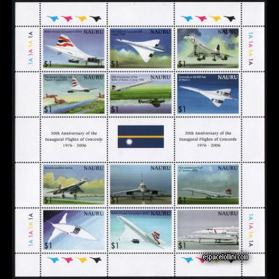 the stamp concorde NAU 1/12 C