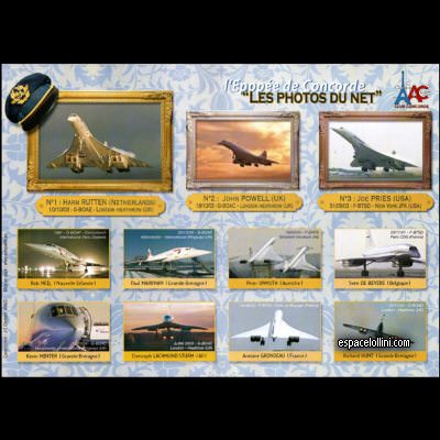 the stamp concorde FRA 45 G non-dentel