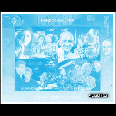 the stamp 10360 TCH 15/18 KA - blue