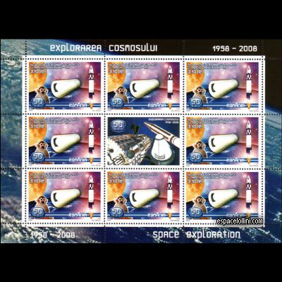 the stamp 10430 ROU 9 G