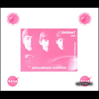 the stamp 10430 MOZ 11 KA magenta
