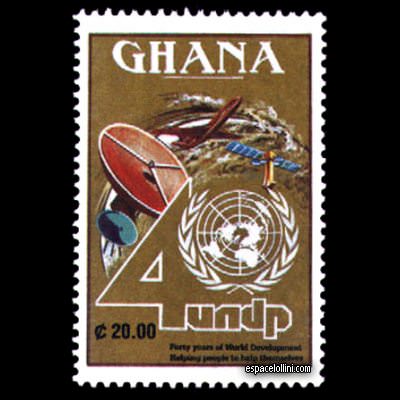 the stamp 9285 GHA 1